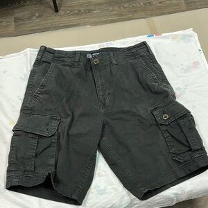 Black Cargo Shorts